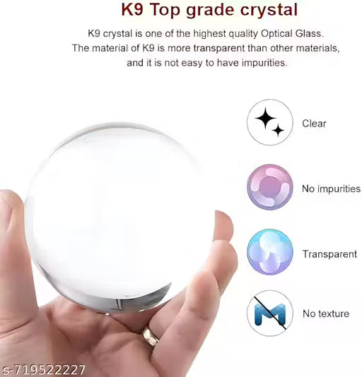 Radha Krishna 3D Crystals Ball Warm LED Night Lamp with Wooden Base | Spiritual Home Decors Light | Ideal Gift for Pooja Room, Bedroom & Festivals