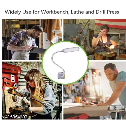 Sewing Machine Light 30 Led'S, Lamp With Flexible Gooseneck Magnetic Mounting Base Working Lamp For Home Study Night Work, Workbench Lathe Drill Presses 3D